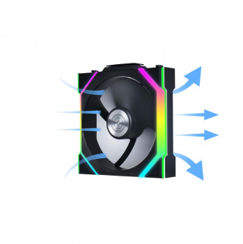 Lian Li UNI FAN SL WIRELESS 1x120mm Siyah Kasa Fanı (G99.12SL1W1B.00)