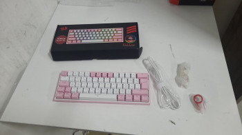REDRAGON FIZZ RGB PEMBE KLAVYE K617-RGB WP(OUTLET)