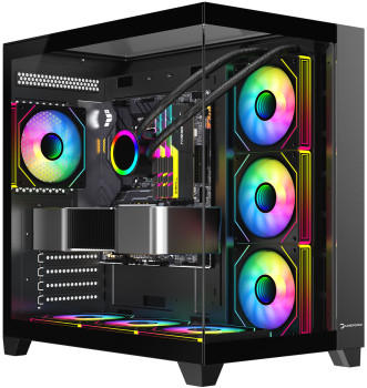 GAMEPOWER WARCRY TOPGLASS 4X ARGB FAN GAMING KASA 750W 