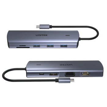 UNITEK USB-C 9in1 UNIVERSAL DOCK STATION (D1113A)