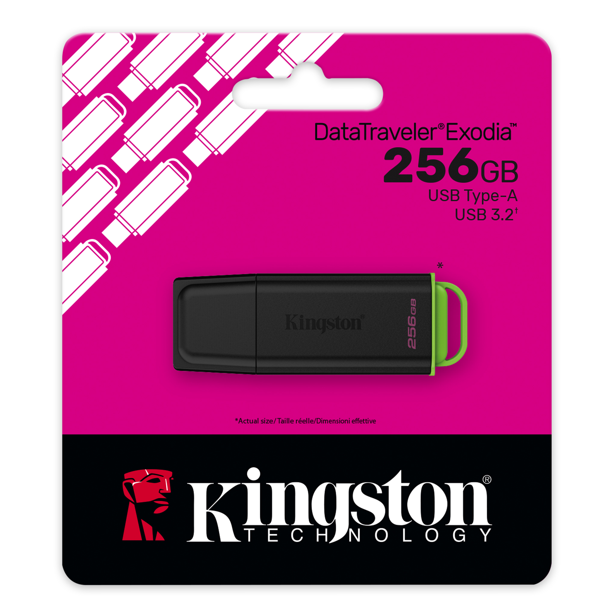 256GB USB3.2 DTXG2/256GB EXODIA KINGSTON - 1. Görsel