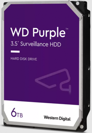 6TB WD Purple SATA 6Gb/s 256MB DV 7x24 WD64PURZ - 1. Görsel