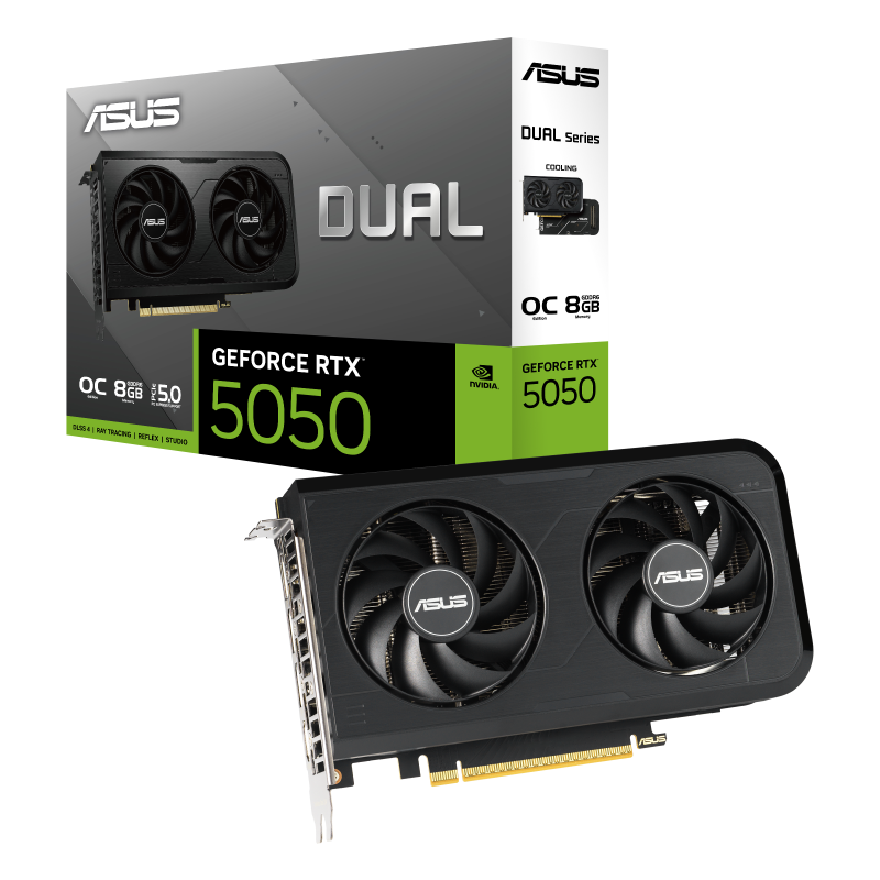 ASUS DUAL-RTX5050-O8G 128BIT VGA - 1. Görsel