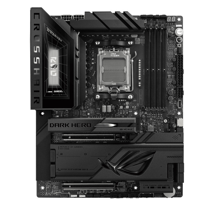 ASUS ROG CROSSHAIR X870E DARK HERO AM5 ANAKART - 1. Görsel