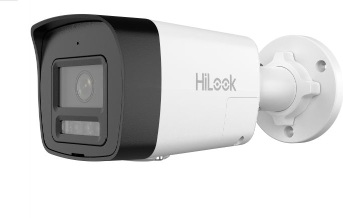 HILOOK IPC-B127HA-LUFC 2MP 2.8MM 24/7 COLORVU 30M SMARTLIGHT SESLI POE IP BULLET KAMERA - 1. Görsel