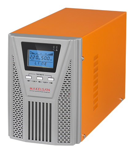 MAKELSAN POWERPACK SE 1 KVA / 900W (1F/1F) 5-10dk (2x 12V/9AH) ONLINE MU01000N11EAV06 - 1. Görsel