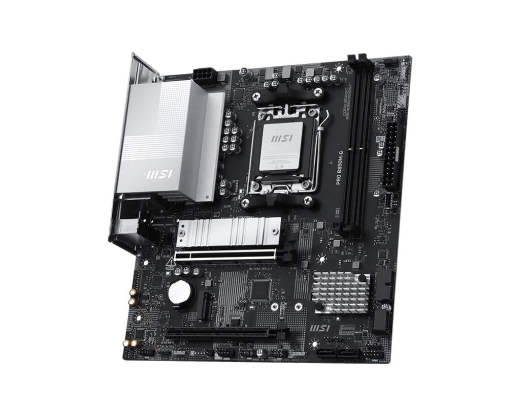 MSI PRO B850M-G M5 DDR5 8200MHZ(OC) HDMI DP 2X M.2 USB 10GBS 5G LAN MATX - 3. Görsel
