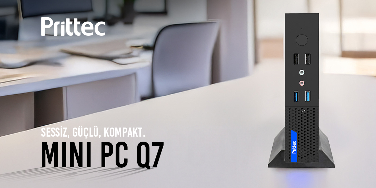 PRITTEC OX1 Q7-TH610L MINI PC I5-12400 / 8GB / 512 Nvme M2 / Free Dos - 11. Görsel