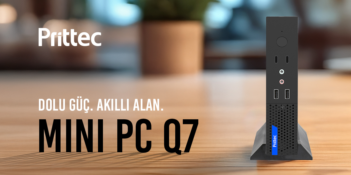 PRITTEC OX1 Q7-TH610L MINI PC I5-12400 / 8GB / 512 Nvme M2 / Free Dos - 9. Görsel