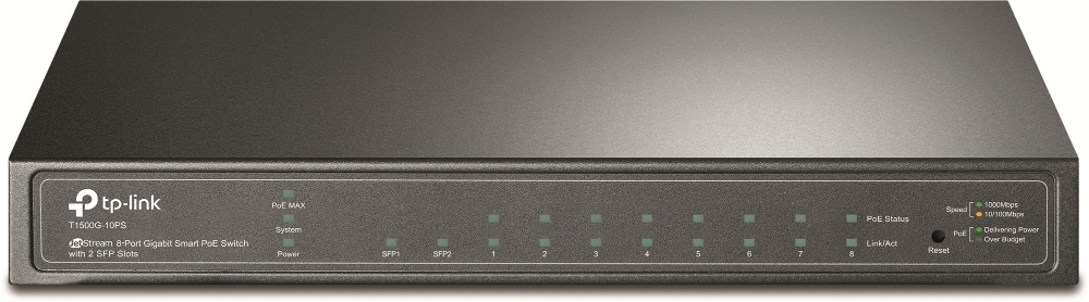 TP-LINK OMADA TL-SG2210P 10PORT 10/100/1000 YÖNETİLEBİLİR POE SWITCH - 1. Görsel