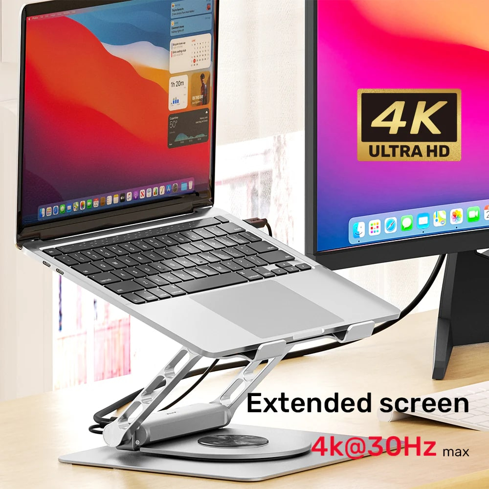 UNITEK 360D METAL 15.6” NOTEBOOK STAND 5in1 D1109B - 3. Görsel