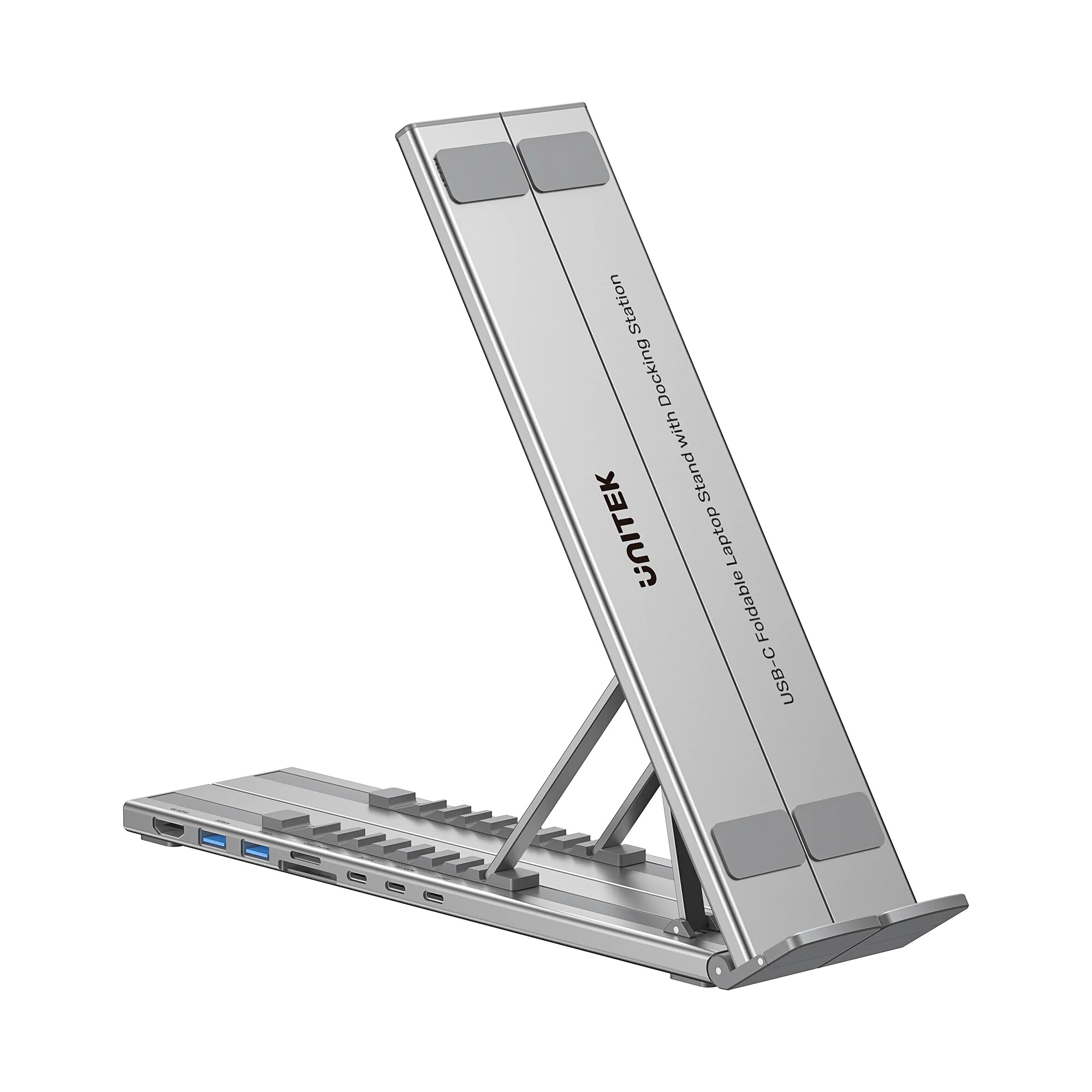 UNITEK KATLANABİLİR NOTEBOOK STANDI VE BAĞLANTI İSTASYONU (D1137AGY01) - 3. Görsel